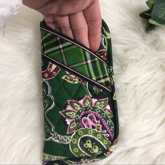 🦋 3/$25 Vera Bradley glasses case green - Picture 4 of 7